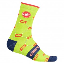 Castelli d&aacute;msk&eacute; zimn&iacute; cyklistick&eacute; ponožky DOPPIO C 15CM SOCK 19567